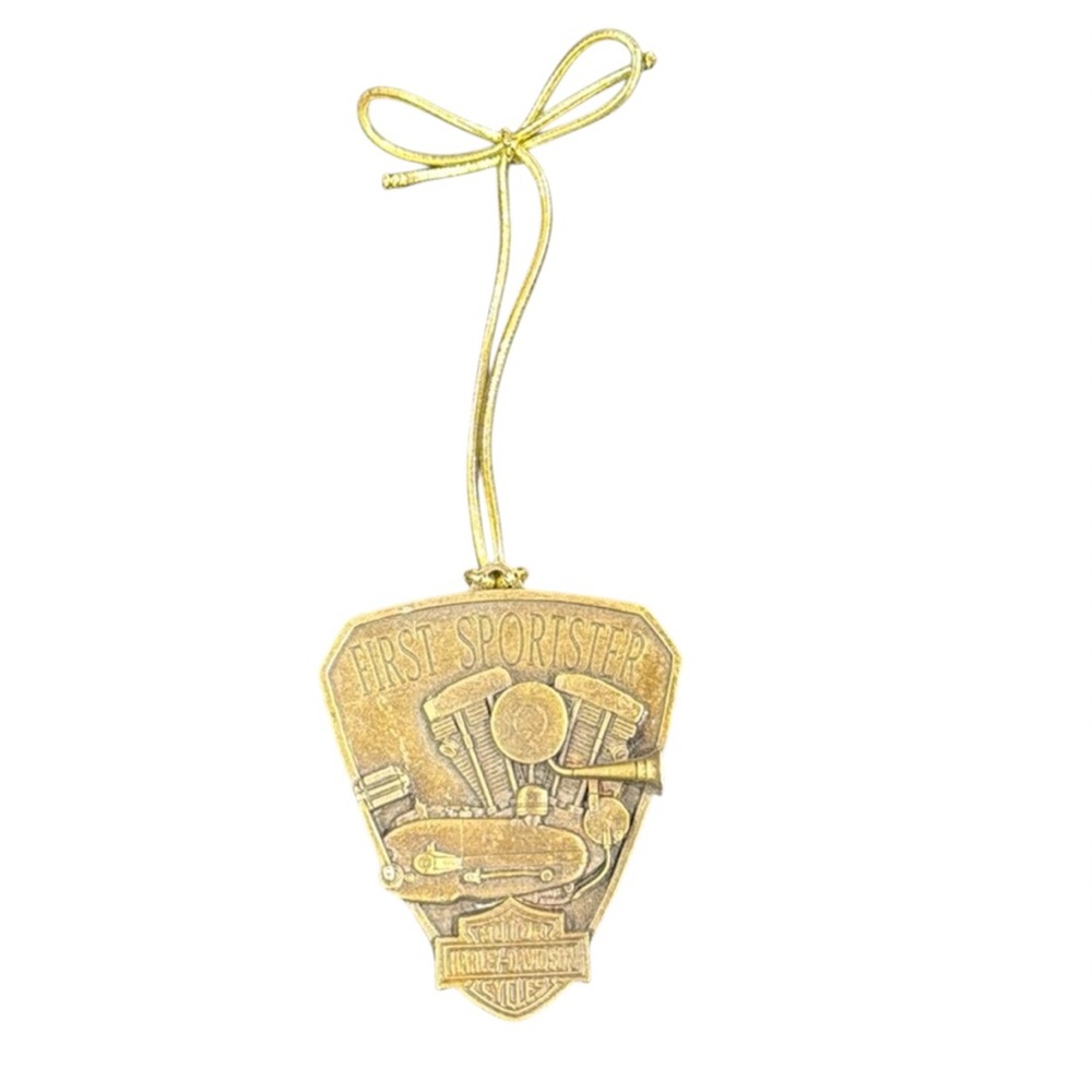 Harley-Davidson Vintage First Sportster Metal Ornament - Made in the USA